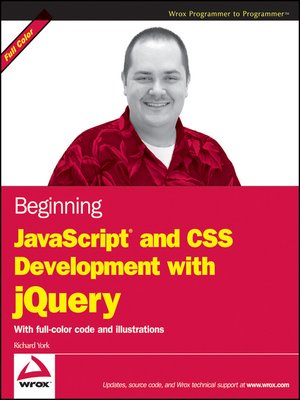 cover image of Beginning JavaScript and CSS Development with jQuery